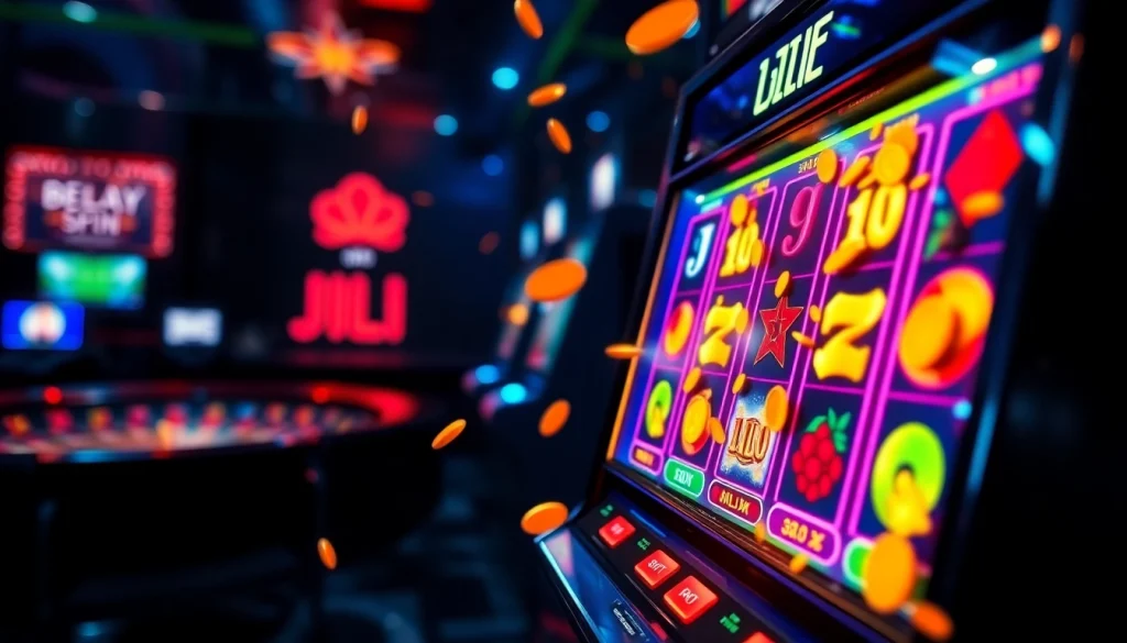Experience the thrill of JILI slot games at a vibrant online casino.